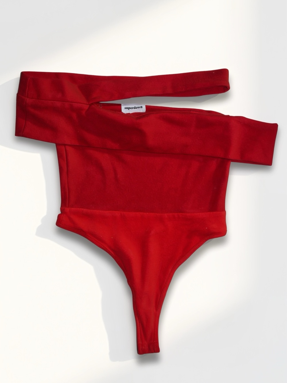 Revolve Superdown Red Bodysuit